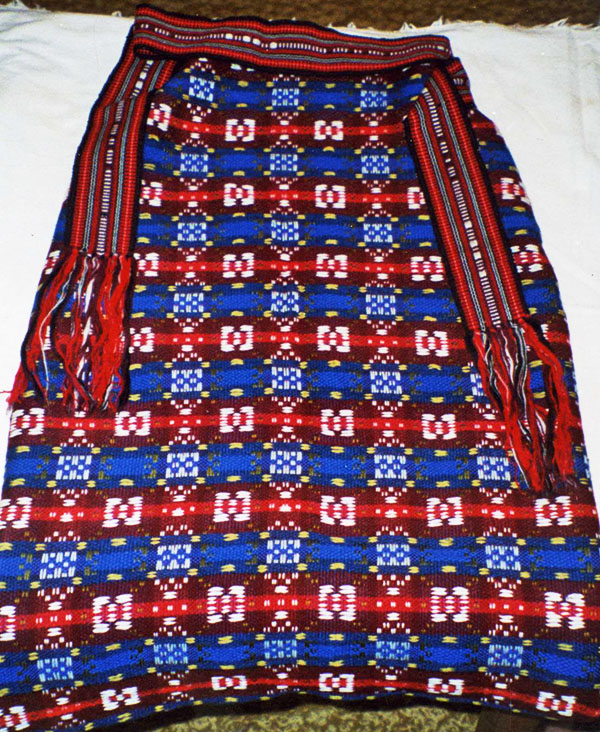 Спідниця. 2000. Перебірне ткацтво, плахта крайка, вовна